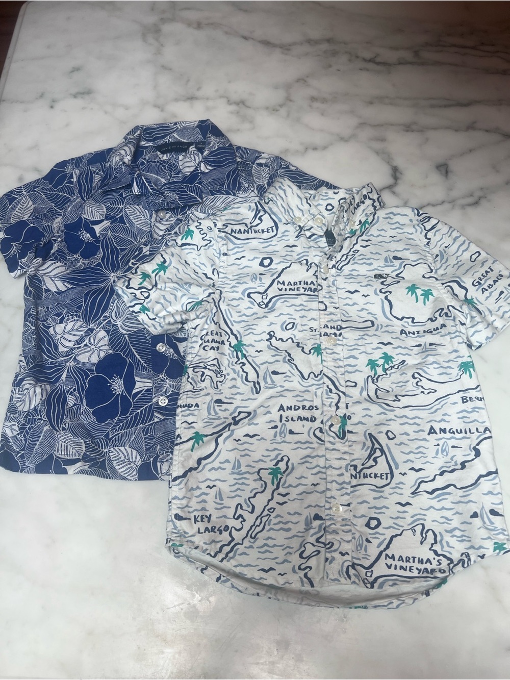 Vineyard Vines & Janie and Jack summer dress shirt bundle